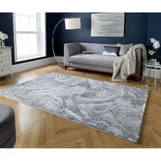 Flair Rugs Kusový koberec Eris Marbled Silver 200x290 cm