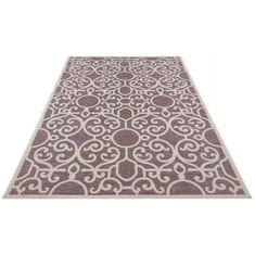 Hanse Home Kusový koberec Jaffa 103886 Purple/Taupe 140x200 cm