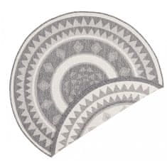 Hanse Home Kusový koberec Twin Supreme 103413 Jamaica grey creme 200x200 (průměr) kruh cm