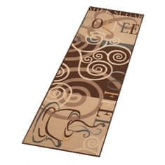 Zala Living Běhoun Coffee Ornament 67x180 Vibe 103491 brown 67x180 cm