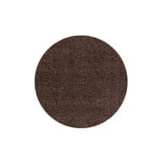 Ayyildiz Kusový koberec Life Shaggy 1500 brown kruh 160x160 (průměr) kruh cm