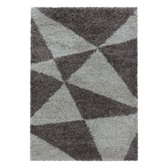 Ayyildiz Kusový koberec Tango Shaggy 3101 taupe 60x110 cm