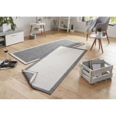 Hanse Home Kusový koberec Twin-Wendeteppiche 103108 creme grau 80x250 cm