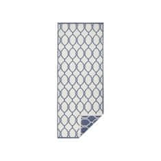 Hanse Home Kusový koberec Twin-Wendeteppiche 103123 blau creme 80x250 cm