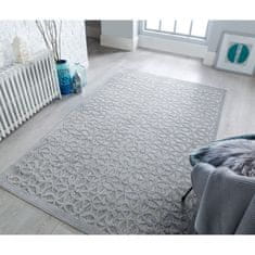 Flair Rugs Kusový koberec Piatto Argento Silver 120x170 cm