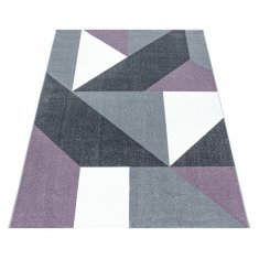 Ayyildiz Kusový koberec Ottawa 4205 lila 80x250 cm