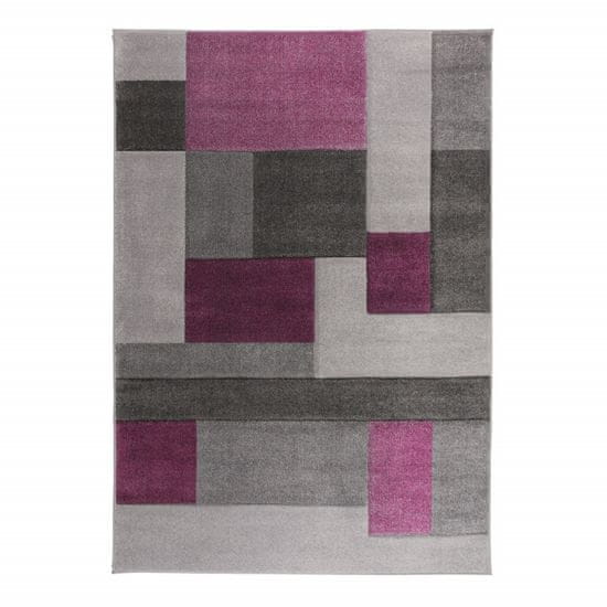 Flair Rugs Kusový koberec Hand Carved Cosmos Purple/Grey 160x230 cm