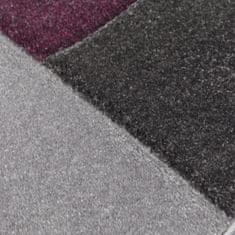 Flair Rugs Kusový koberec Hand Carved Cosmos Purple/Grey 120x170 cm