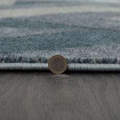 Flair Rugs Kusový koberec Hand Carved Aurora Denim Blue 160x230 cm