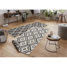 Hanse Home Kusový koberec Twin-Wendeteppiche 103134 schwarz creme 160x230 cm