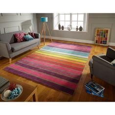 Flair Rugs Ručně všívaný kusový koberec Illusion Candy Multi 120x170 cm