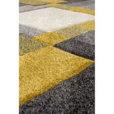 Flair Rugs Kusový koberec Hand Carved Nimbus Grey/Ochre 120x170 cm