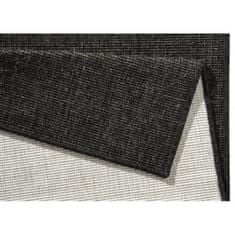 Hanse Home Kusový koberec Twin-Wendeteppiche 103096 schwarz creme 80x350 cm