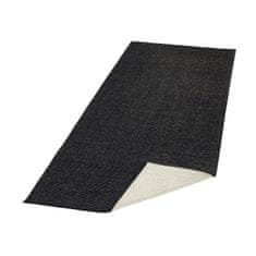 Hanse Home Kusový koberec Twin-Wendeteppiche 103096 schwarz creme 80x350 cm