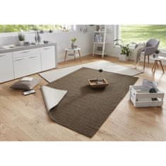 Hanse Home Kusový koberec Twin-Wendeteppiche 103099 braun creme 80x350 cm