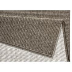 Hanse Home Kusový koberec Twin-Wendeteppiche 103099 braun creme 80x350 cm