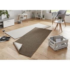 Hanse Home Kusový koberec Twin-Wendeteppiche 103099 braun creme 80x350 cm