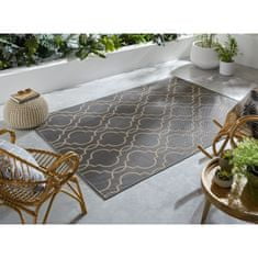 Flair Rugs Kusový koberec Florence Alfresco Milan Anthracite/Beige 200x290 cm