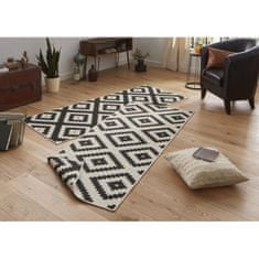 Hanse Home Kusový koberec Twin-Wendeteppiche 103129 schwarz creme 120x170 cm