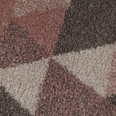 Flair Rugs Kusový koberec Dakari Nuru Pink/Cream/Grey 160x230 cm