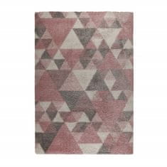 Flair Rugs Kusový koberec Dakari Nuru Pink/Cream/Grey 160x230 cm