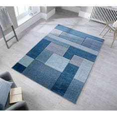 Flair Rugs Kusový koberec Hand Carved Cosmos Denim Blue 160x230 cm