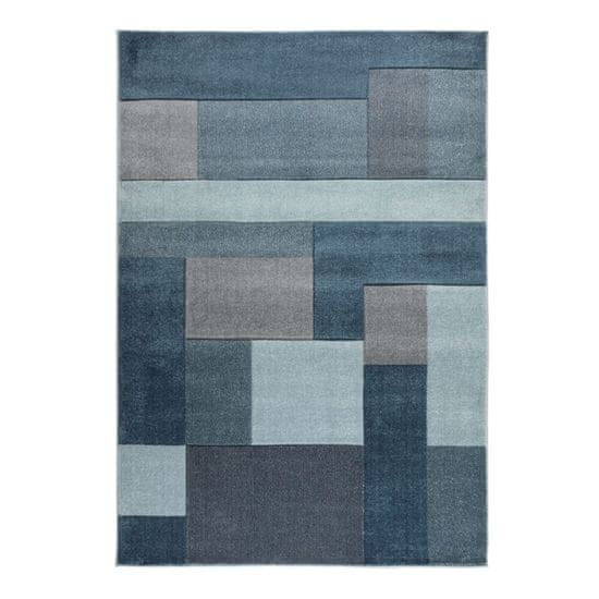 Flair Rugs Kusový koberec Hand Carved Cosmos Denim Blue 120x170 cm