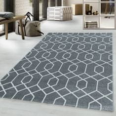 Ayyildiz Kusový koberec Efor 3713 grey 80x150 cm