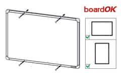 VISION Korková nástěnka boardOK 90x60 - ELOX