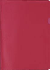 Herlitz Zakládací obal A4 barevný - tvar L / červená / 100 ks