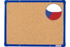 VISION Korková nástěnka boardOK 60x45 - modrá