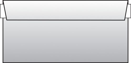 Krpa Obálky DL samolepicí s krycí páskou - bez okénka / 1000 ks
