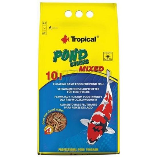 TROPICAL Krmivo pro jezírkové ryby Pond Sticks Mixed 10l /800g