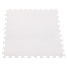 KIK EVA Pěnový koberec 60x60 cm - 4 ks, bílá, KX7462