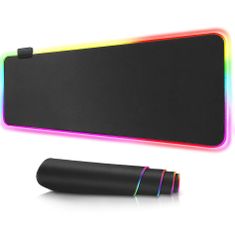 Ikonka RGB stolní podložka pod myš 40 x 90 x 0,4 cm