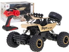 shumee Auto na dálkové ovládání RC Rock Crawler 1:12 4WD METAL zlatá