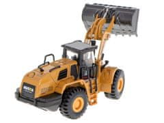 WOWO H-Toys 1813 RC Bagr Buldozer Kovový Model 160, Tlakově Lité, s Dálkovým Ovládáním