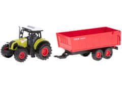 WOWO Zemědělský Traktor s LED Přívěsem a Zvukovými Efekty pro Děti