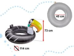 WOWO Nafukovací Plavecký Kruh Tukan 114 cm - Ideální pro Letní Relaxaci