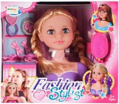 WOWO Kompletní sada pro styling vlasů panenky s příslušenstvím