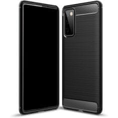 MG Carbon Case Flexible silikonový kryt na Samsung Galaxy S20 FE 5G, černý