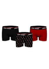 John Frank Pánské boxerky John Frank JF3B-CH-02 3PACK M MIX