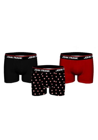 John Frank Pánské boxerky John Frank JF3B-CH-02 3PACK