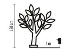 LAALU.cz LED vrba světelná 120 cm TEPLÁ BÍLÁ - vnitřní i venkovní