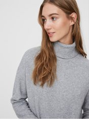 Vero Moda Dámské šaty VMBRILLIANT 10199744 Light Grey Melange (Velikost XS)