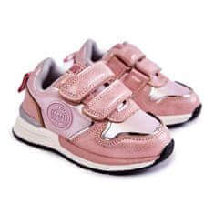 Big Star Dětská sportovní obuv Velcro Memory Foam System KK374180 Pink velikost 25