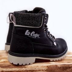 Lee Cooper Dětské boty Trapper LCJ-22-01-1491 Black velikost 35