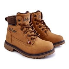 Lee Cooper Dětské boty Trapper LCJ-22-01-1490 Camel velikost 34