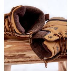 Lee Cooper Dětské boty Trapper LCJ-22-01-1490 Camel velikost 33