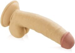 XSARA Přirozené dildo penis ultra jemný materiál - 70847152